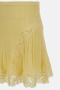 Self-Portrait Self-Portrait Women Pointelle Knit Mini Skirt
