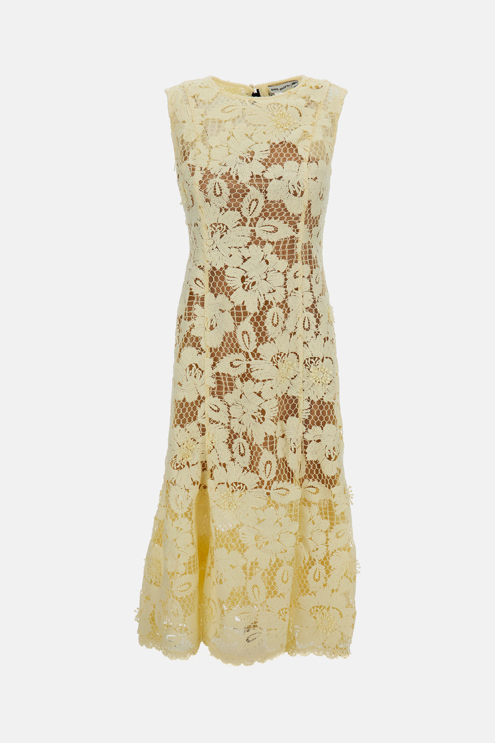 Self-Portrait Self-Portrait Women Crochet Lace Midi Dress