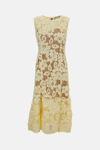 Self-Portrait Self-Portrait Women Crochet Lace Midi Dress