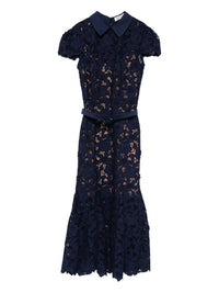 Self Portrait Women Lace Midi Dress