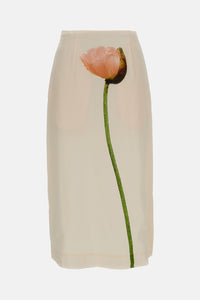 Simone Rocha Simone Rocha Women Poppy Motif Pencil Skirt