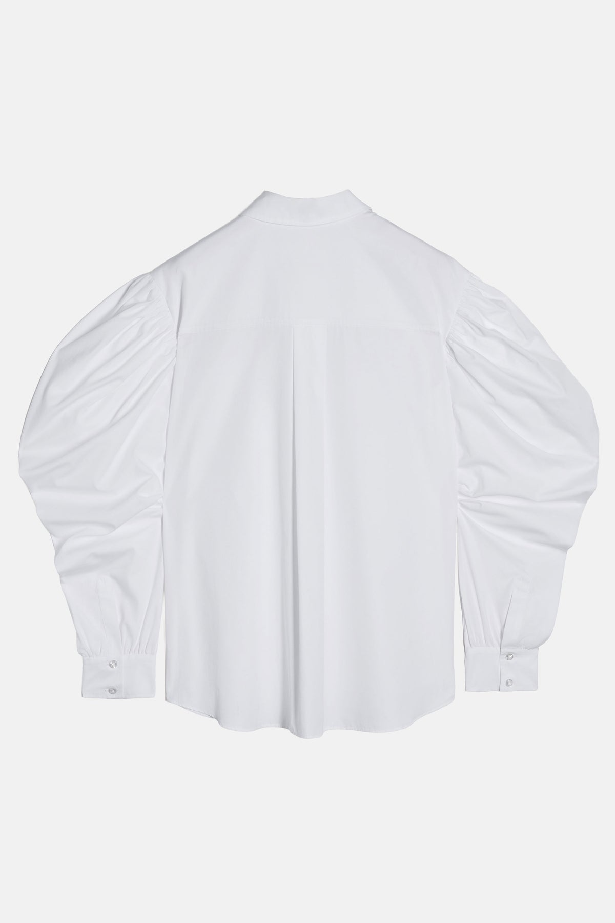 Simone Rocha Women Draped Sleeve Masculine Shirt With Emb