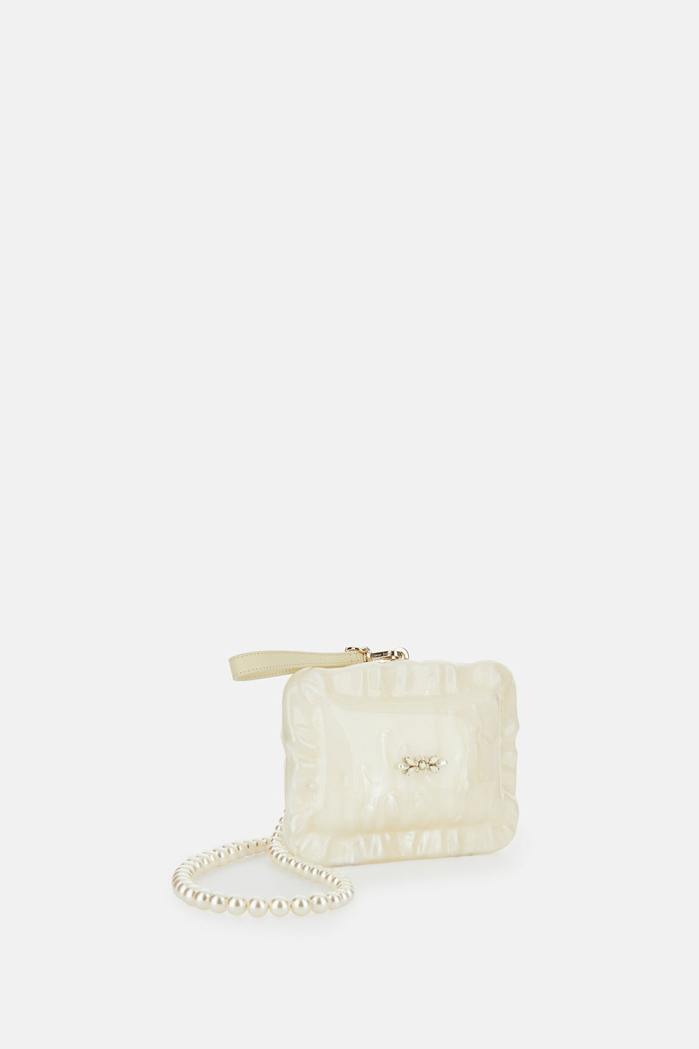 Simone Rocha Women Pearl Crossbody Pillowcase Bag W/ Emb