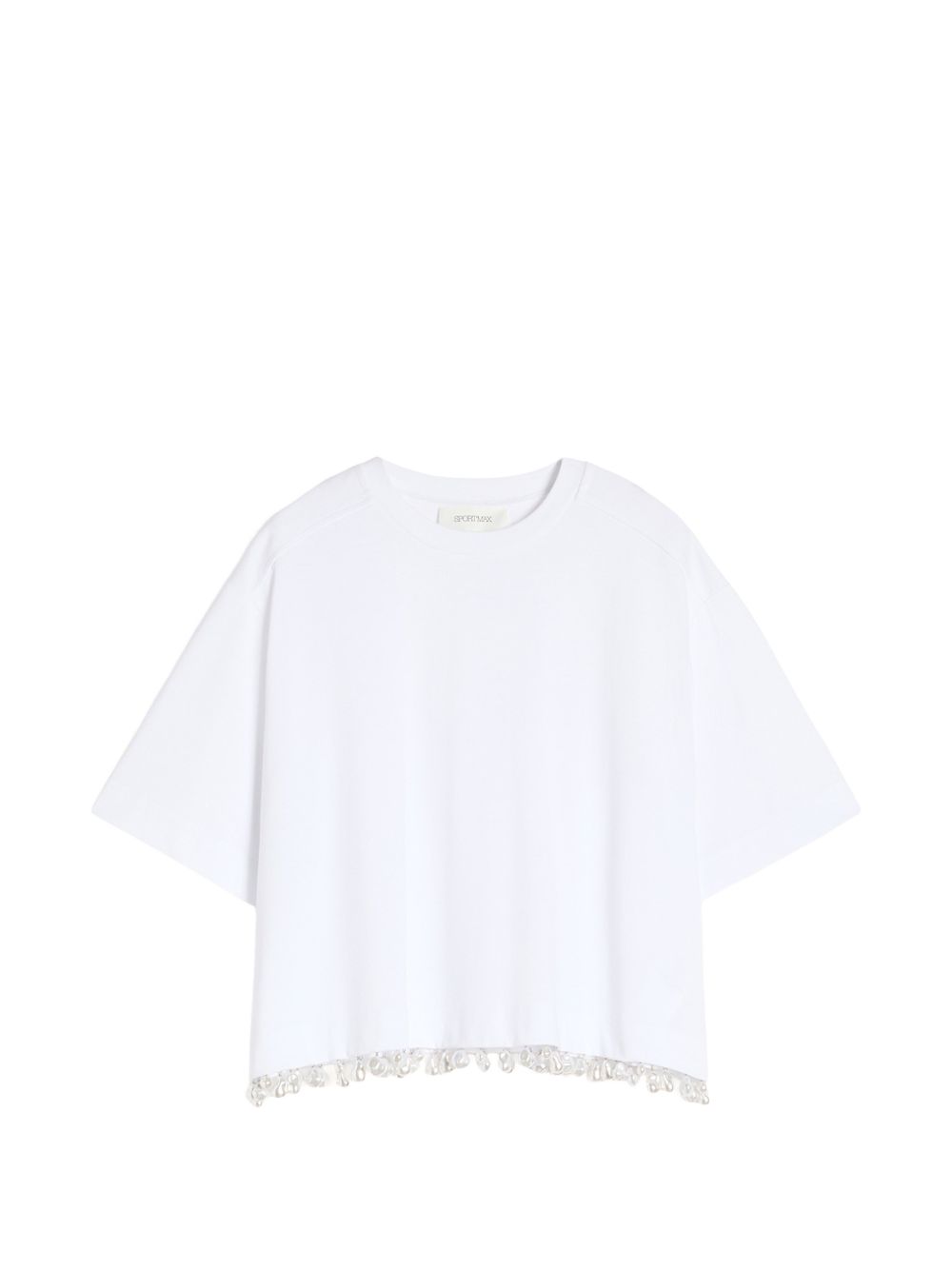 Sportmax Women Embellished Cotton T-Shirt