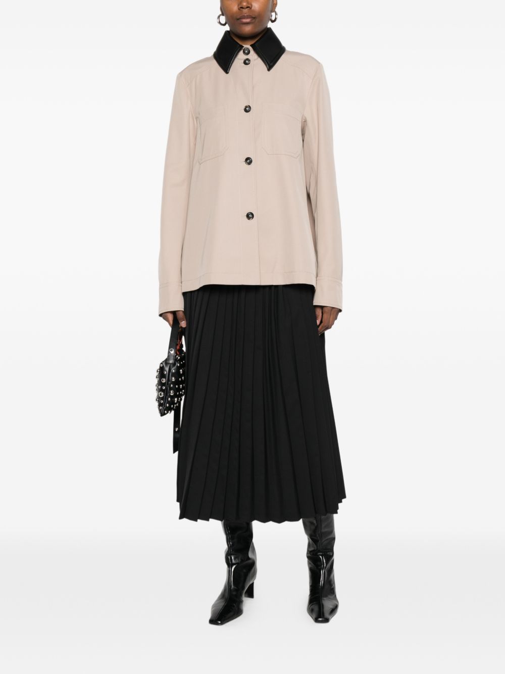 Sportmax Women Cotton Blend Trench Coat