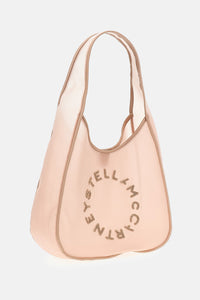 Stella Mccartney Women Logo Large Hobo Bag Mesh