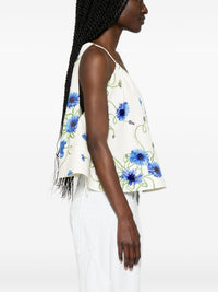 Stella Mccartney Women Embroidered Cotton Top