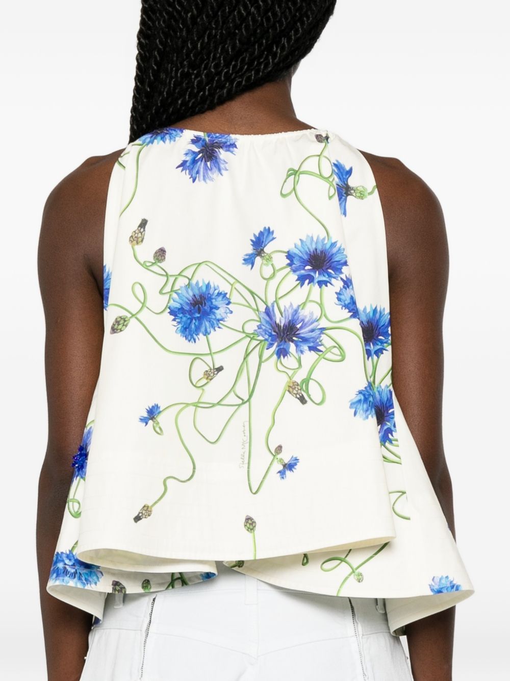 Stella Mccartney Women Embroidered Cotton Top