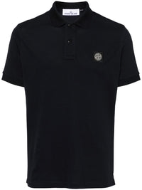 STONE ISLAND Stone Island Men Logo Cotton Polo Shirt