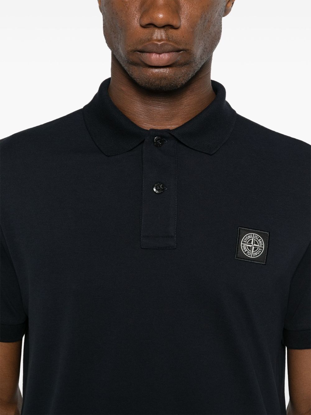 STONE ISLAND Stone Island Men Logo Cotton Polo Shirt