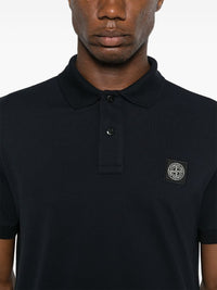 STONE ISLAND Stone Island Men Logo Cotton Polo Shirt