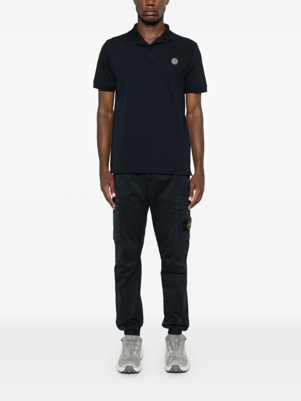 STONE ISLAND Stone Island Men Logo Cotton Polo Shirt