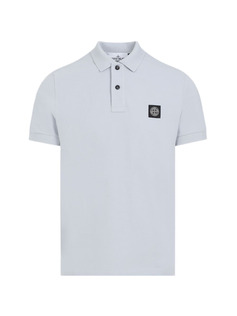 Stone Island Men Logo Cotton Polo Shirt