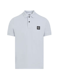 Stone Island Men Logo Cotton Polo Shirt