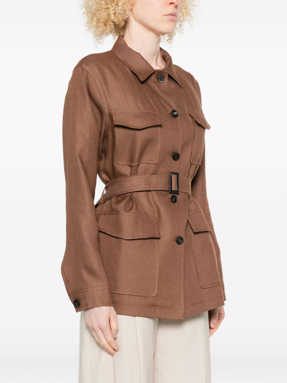 Tagliatore Women Linen Jacket