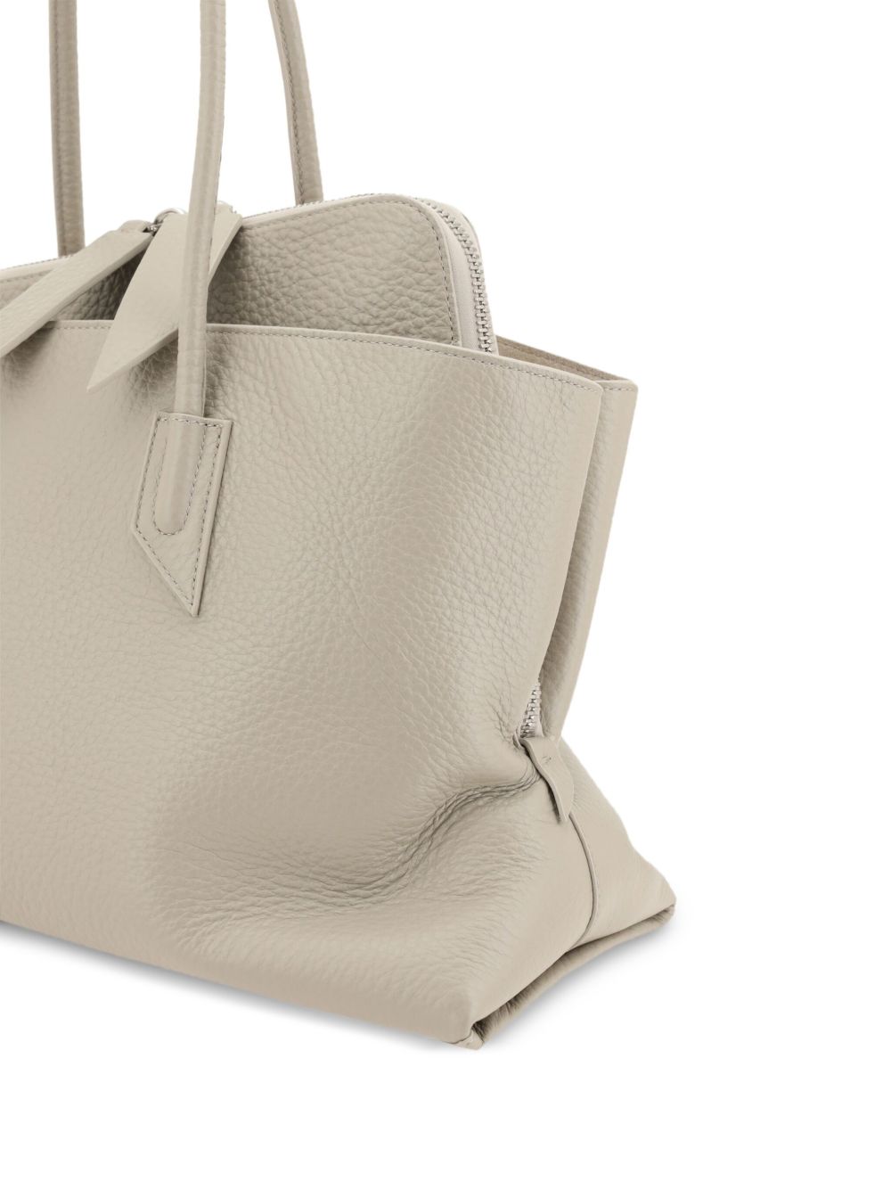 The Attico Women La Passeggiata Leather Shoulder Bag