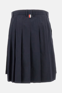 Thom Browne Women Cotton Pleated Skirt