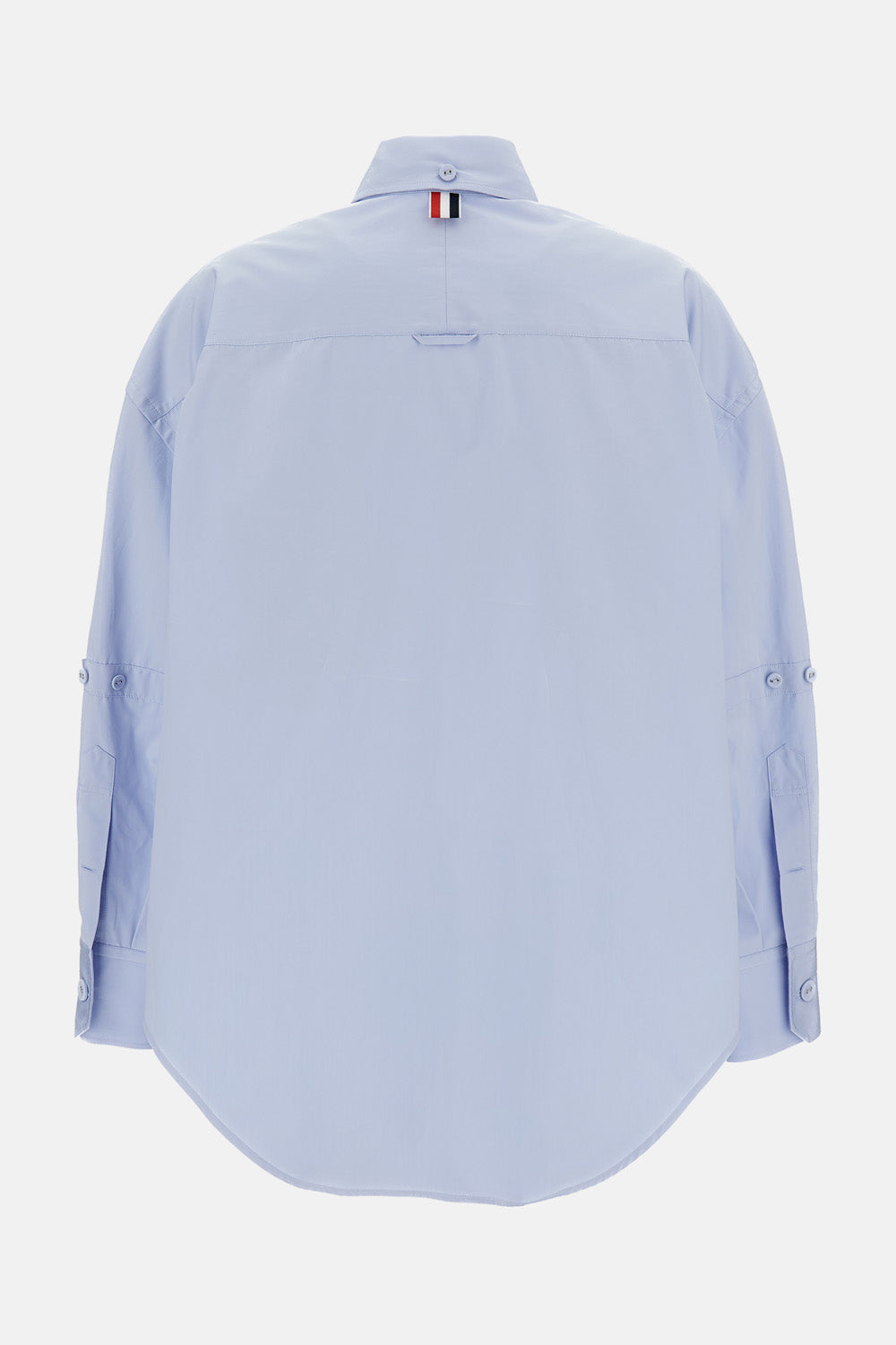 Thom Browne Thom Browne Women Supersized Long Sleeve Point Collar Shirt