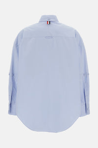 Thom Browne Thom Browne Women Supersized Long Sleeve Point Collar Shirt