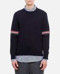 Thom Browne Men Milano Stitch Crewneck Pullover