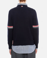 Thom Browne Men Milano Stitch Crewneck Pullover