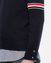 Thom Browne Men Milano Stitch Crewneck Pullover