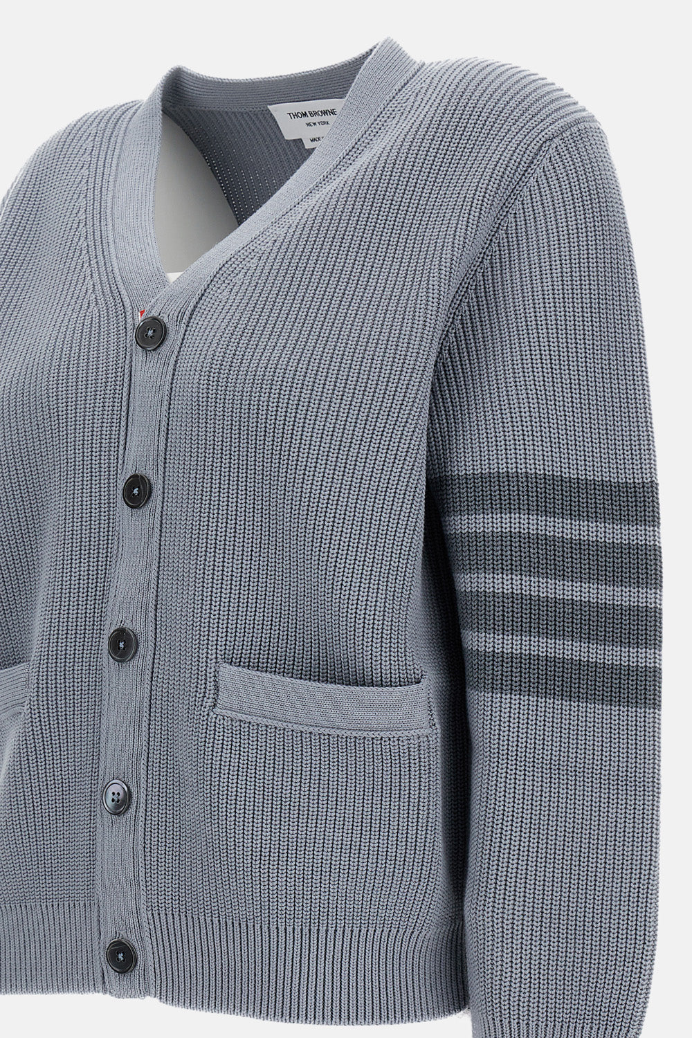 Thom Browne Men V Neck Cardigan