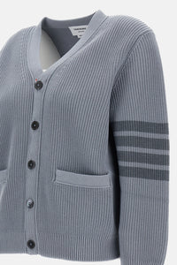 Thom Browne Men V Neck Cardigan