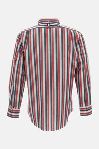 Thom Browne Men Striped Linen Shirt