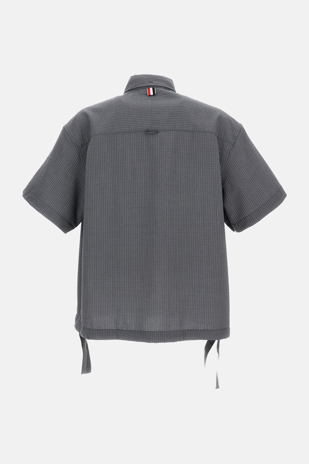 Thom Browne Men Short-Sleeve Oversize Shirt