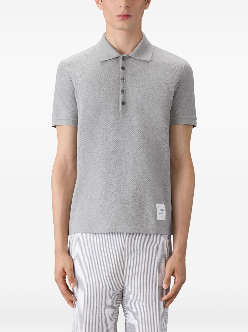 THOM BROWNE Thom Browne Men Cotton Polo Shirt