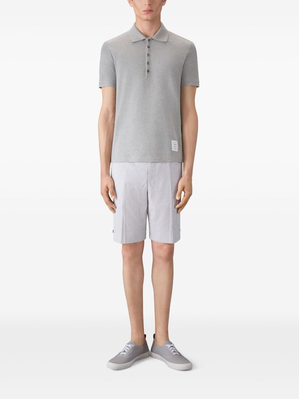 THOM BROWNE Thom Browne Men Cotton Polo Shirt