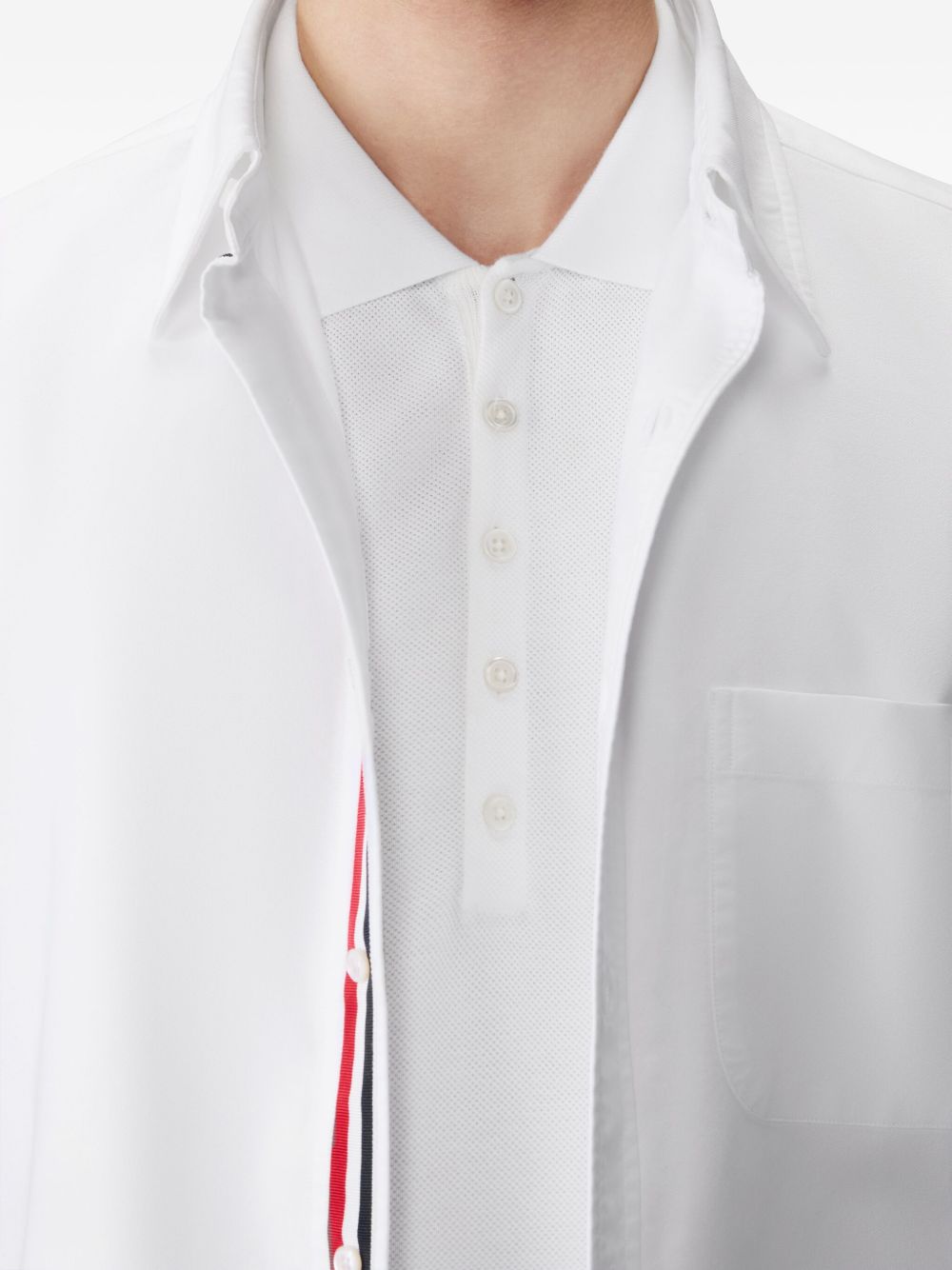 THOM BROWNE Thom Browne Men Cotton Polo Shirt