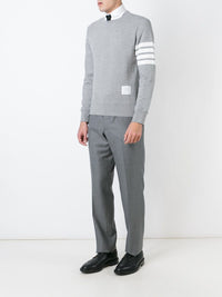 Thom Browne Men Cotton Crewneck Sweatshirt