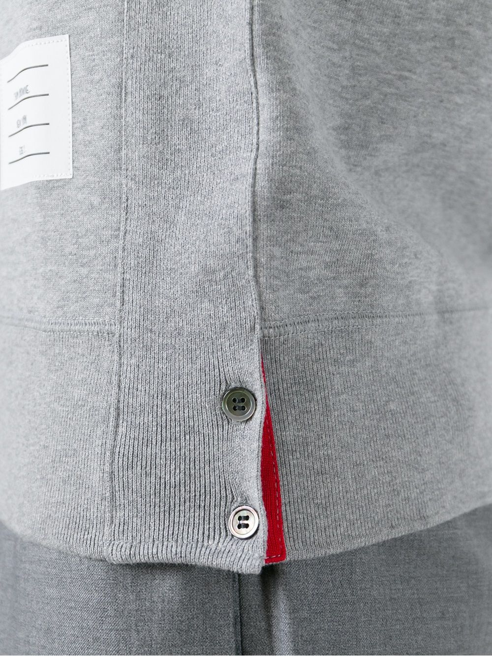 Thom Browne Men Cotton Crewneck Sweatshirt