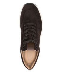 Tod's Men Red Dot Suede Leather Sneakers