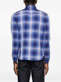 Tom Ford Men Cotton Checked Shirt
