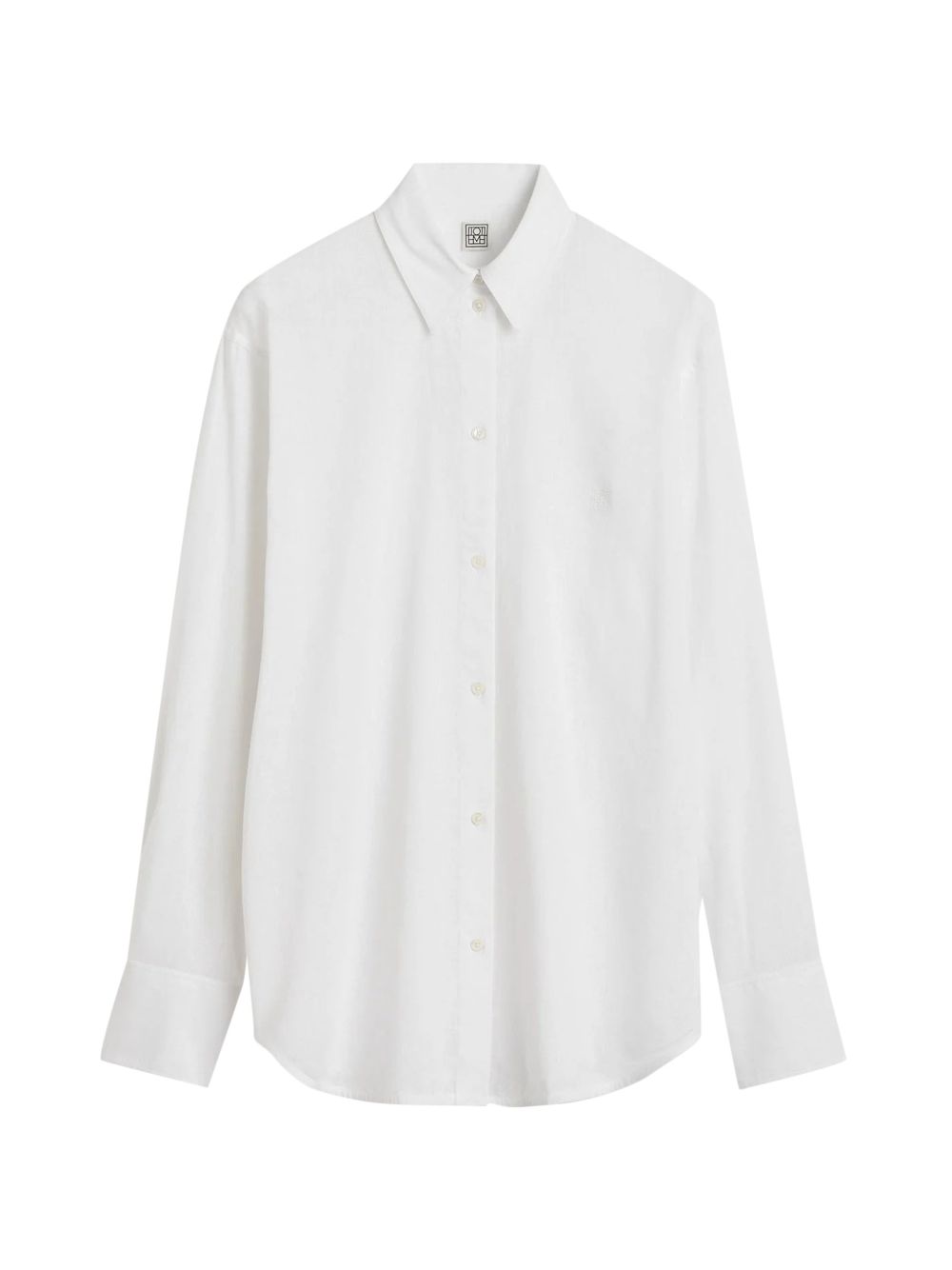 Toteme Women Linen And Cotton Blend Shirt