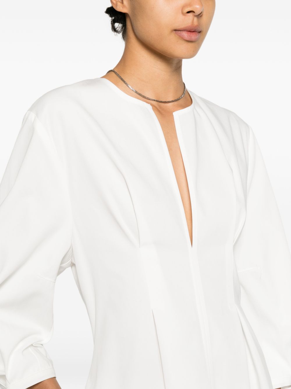 Toteme Women Baloon Sleeve Cotton Dress