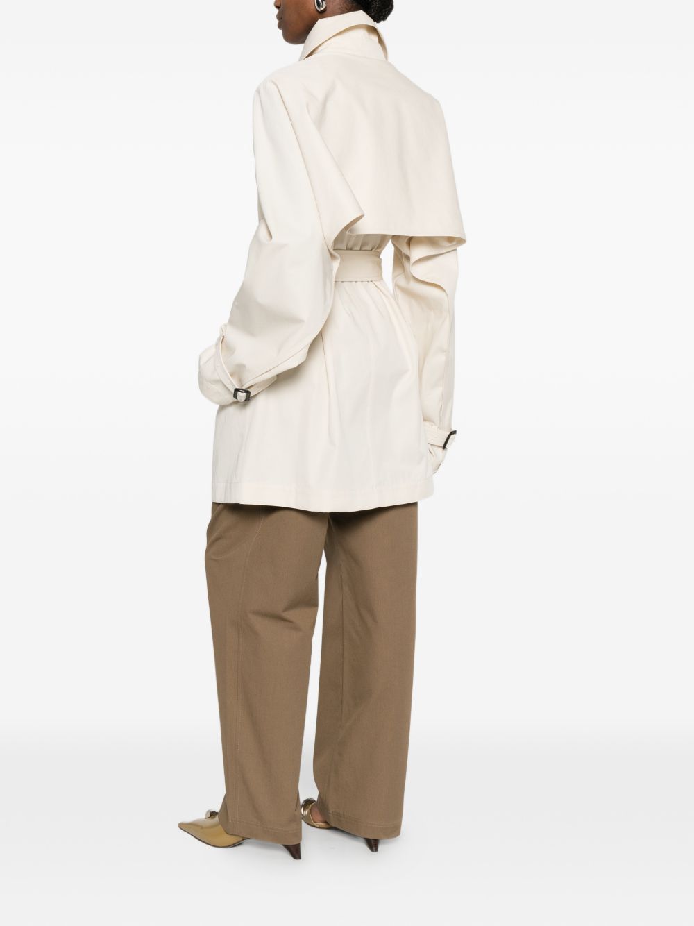 Toteme Women Cotton Trench Coat