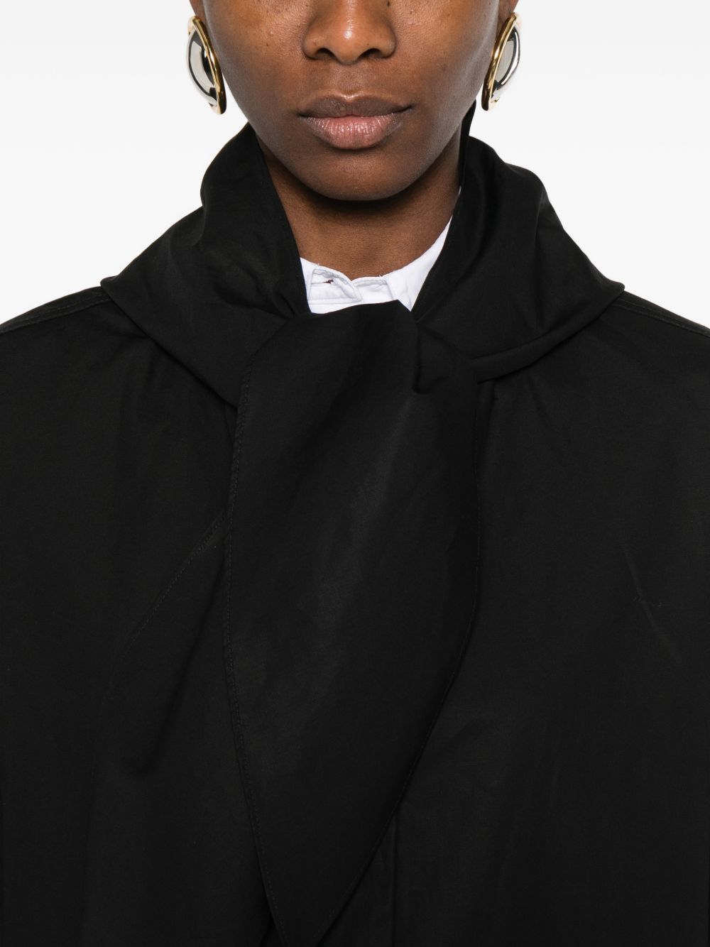 TOTEME Toteme Women Cotton Scarfed Blouson Jacket
