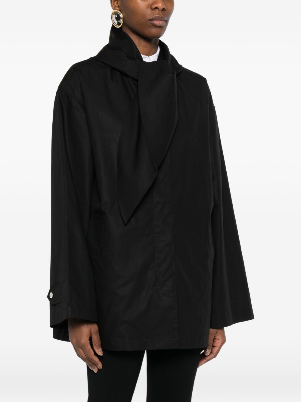 TOTEME Toteme Women Cotton Scarfed Blouson Jacket