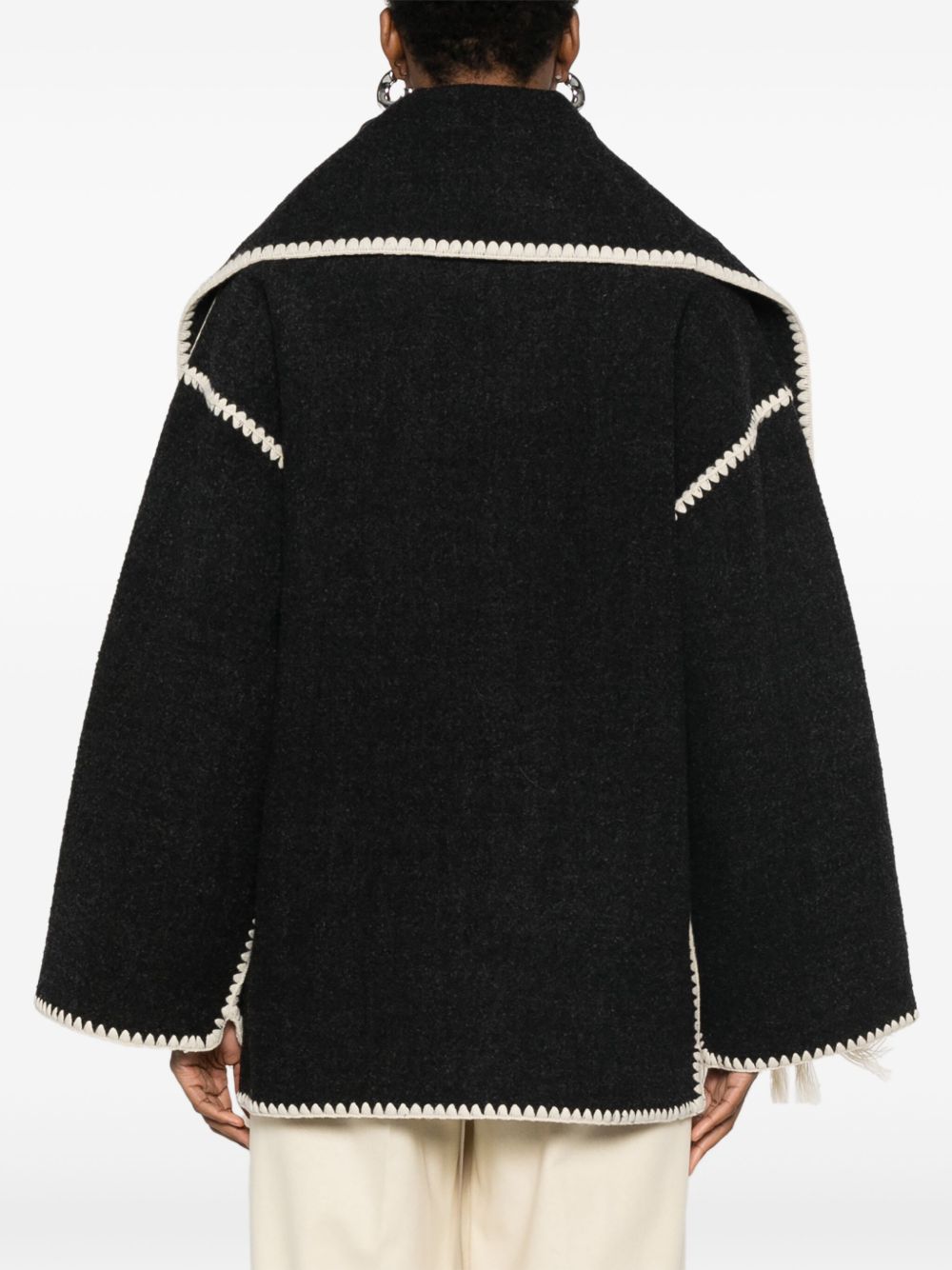TOTEME Toteme Women Wool Scarfed Jacket