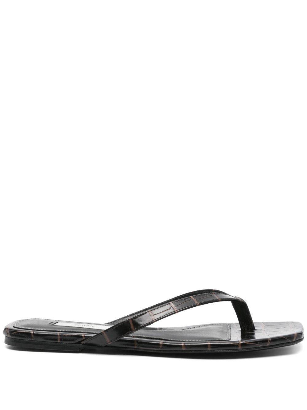 Toteme Women Leather Flip Flops