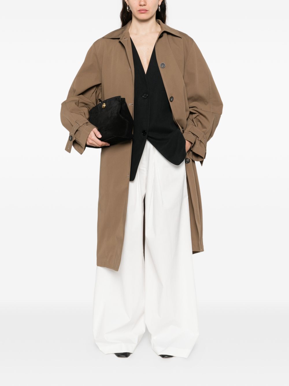 Toteme Women Cotton Trench Coat