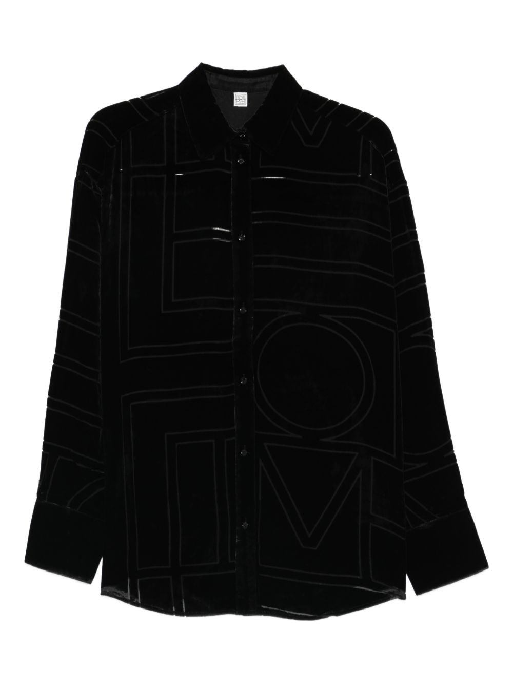 Toteme Women Monogram Pajama Shirt