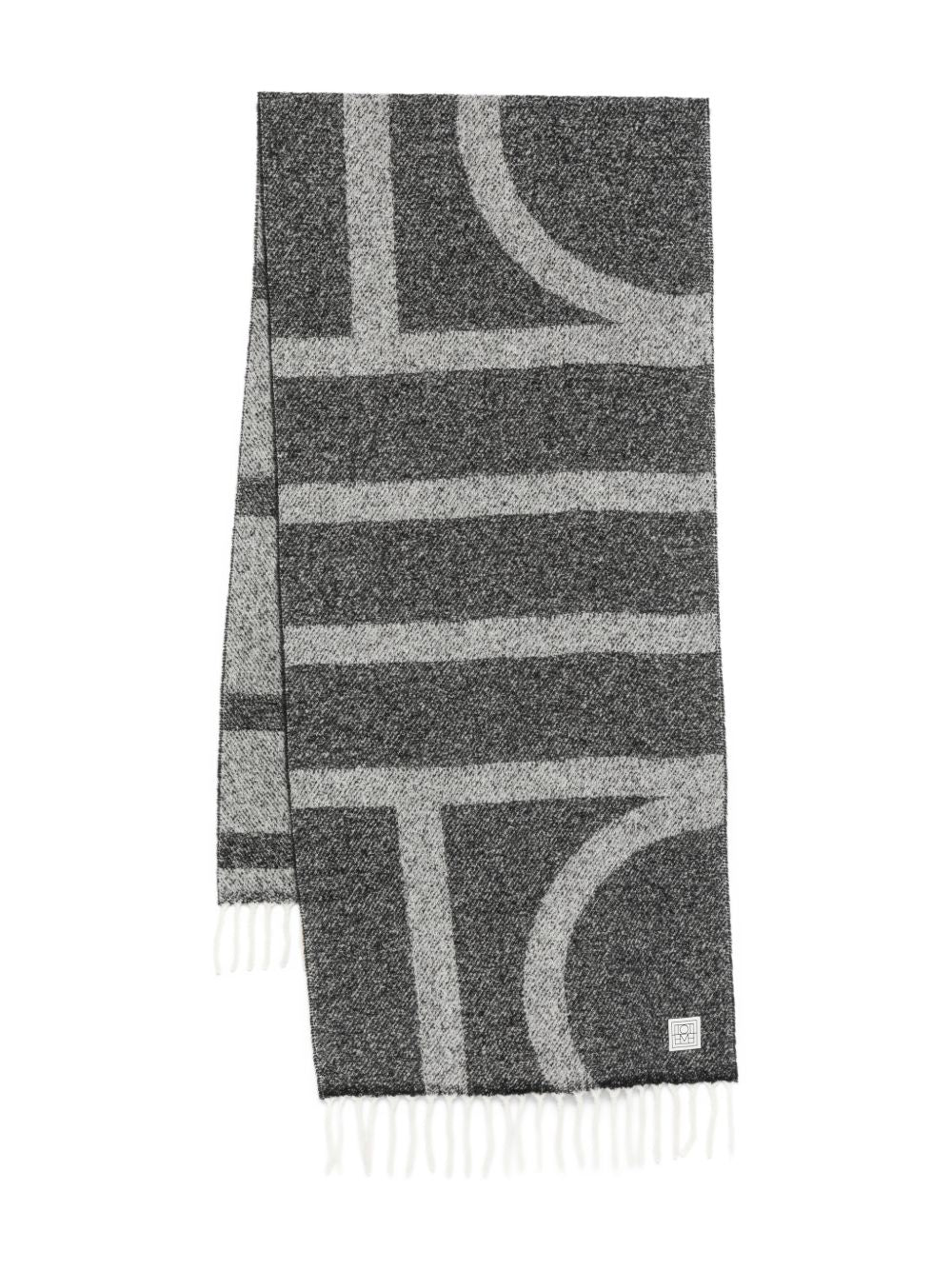 Toteme Women Monogram Wool Scarf