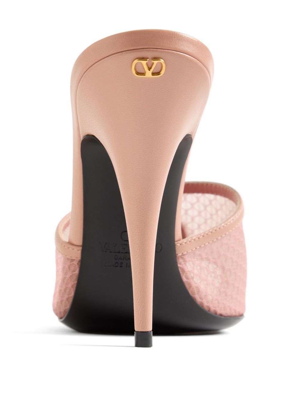 Valentino Garavani Women Coeur Vipère Leather Mules