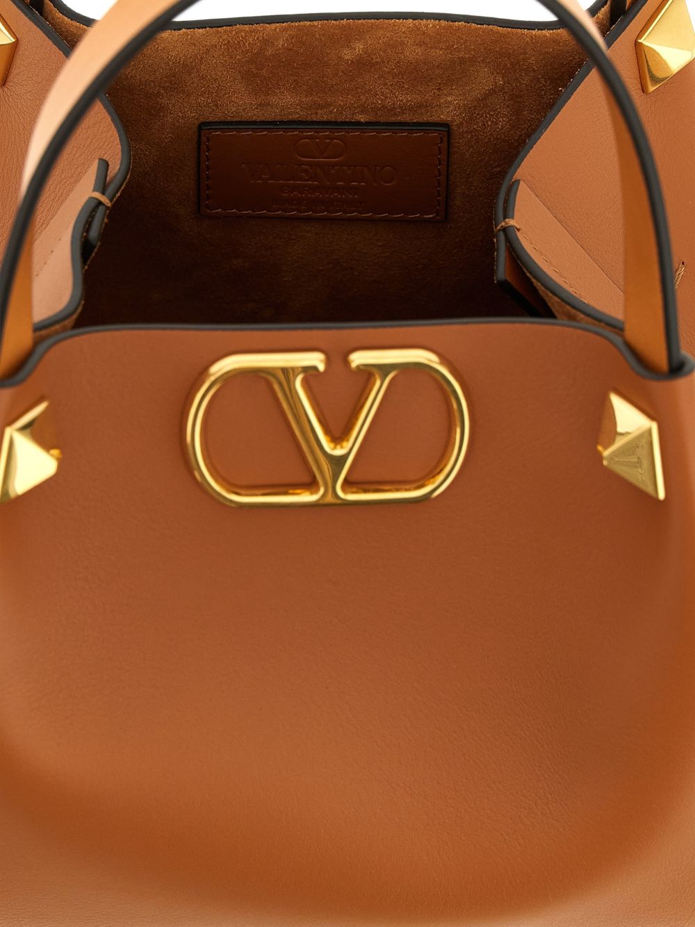 VALENTINO GARAVANI Valentino Garavani Women Vlogo Signature Small Leather Tote Bag