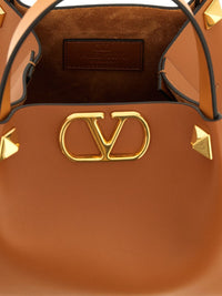 VALENTINO GARAVANI Valentino Garavani Women Vlogo Signature Small Leather Tote Bag
